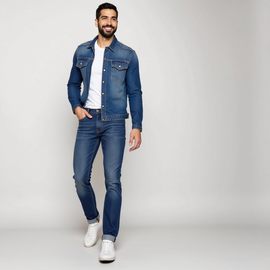 Mustang Indigo Blue Denim Jeans